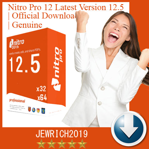 Nitro Pro 12.5 PDF  Viewer, Creator, Editor Genuine License Key FULL VERSION