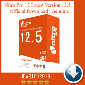 Nitro Pro 12.5 PDF  Viewer, Creator, Editor Genuine License Key FULL VERSION