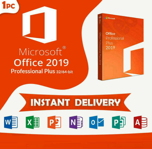 Microsoft Office 2019 Professional Plus Product Key Lifettime 32/64 bit