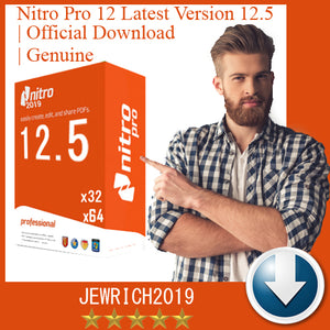 Nitro Pro 12.5 PDF  Viewer, Creator, Editor Genuine License Key FULL VERSION